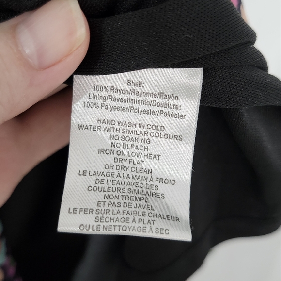 Colorful Contemporary Floral Womens One Shoulder Dress Size S Hi-Lo Bloomcore - Picture 8 of 8